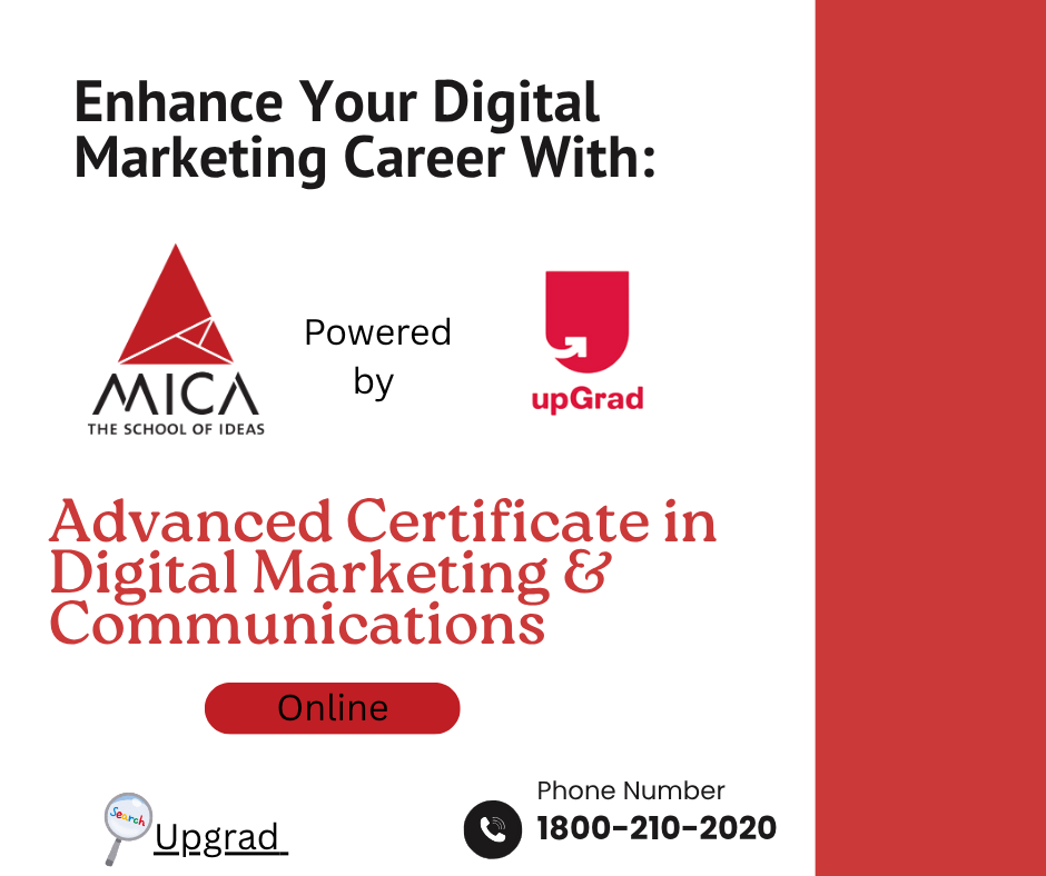 Enhance Your Digital Marketing Career: Achieve Success with Upgrade Associating MICA and Improve.